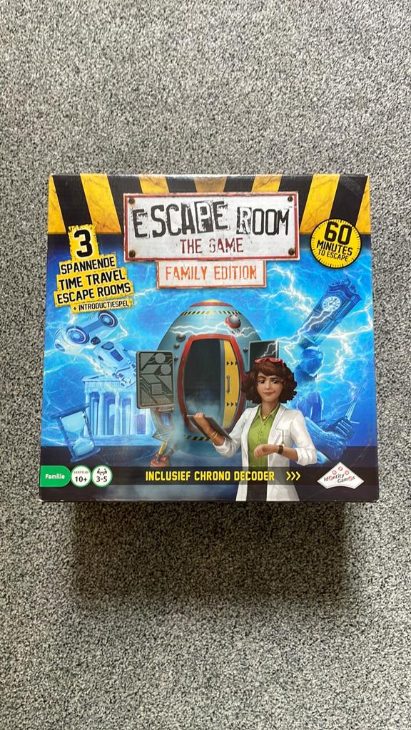 Escape Room The Game Family Edition - Tijdreizen, Hobby en Vrije tijd, Gezelschapsspellen | Bordspellen, Drie of vier spelers