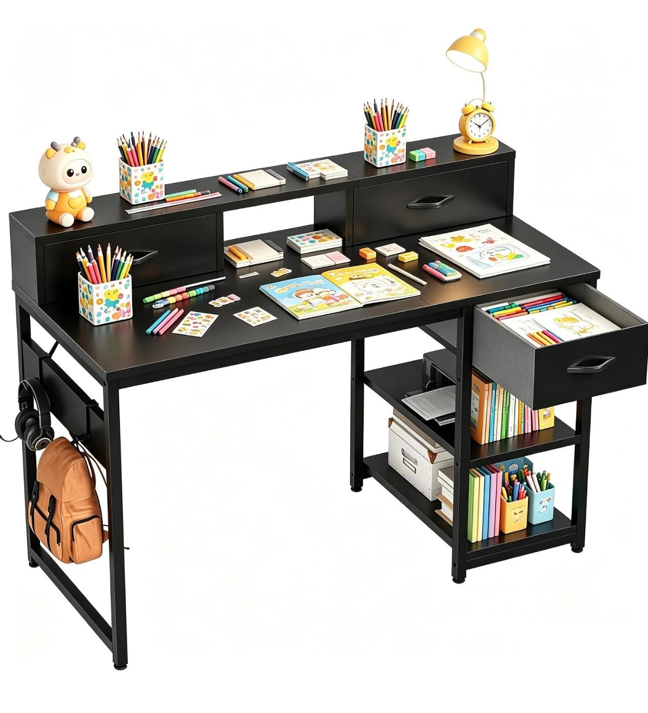 Bureau tafel 120x50 cm met lades, nieuw in de doos, Ophalen of Verzenden, Nieuw