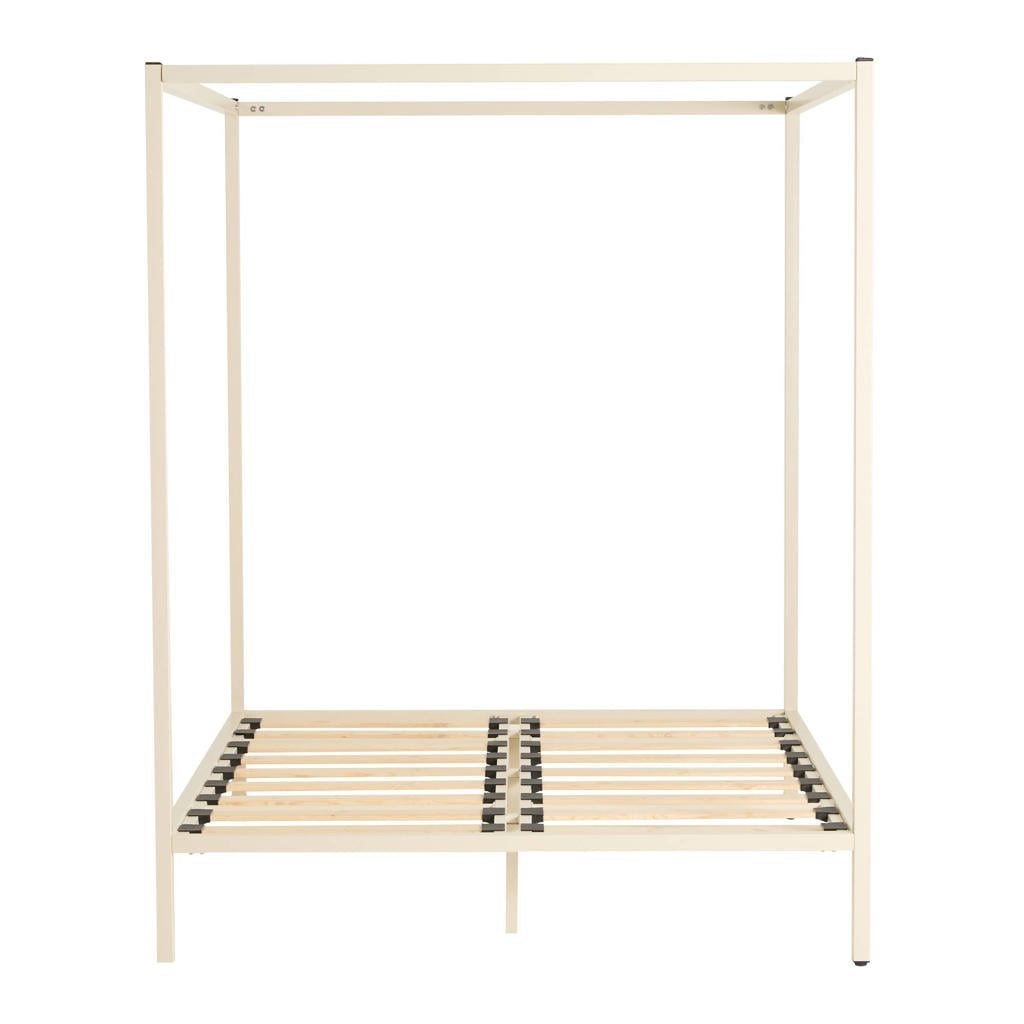 NOUS Living metalen hemelbed Drew, Ophalen, Gebruikt, Warm minimalistisch, Tweepersoons