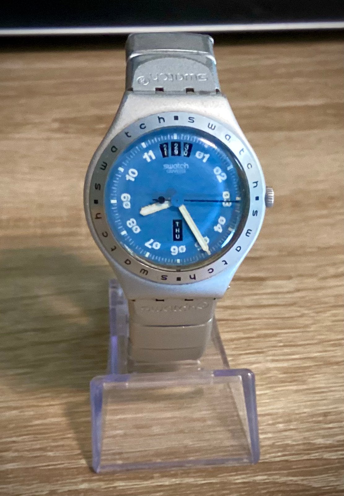 Swatch heren horloge, Ophalen of Verzenden, Zo goed als nieuw