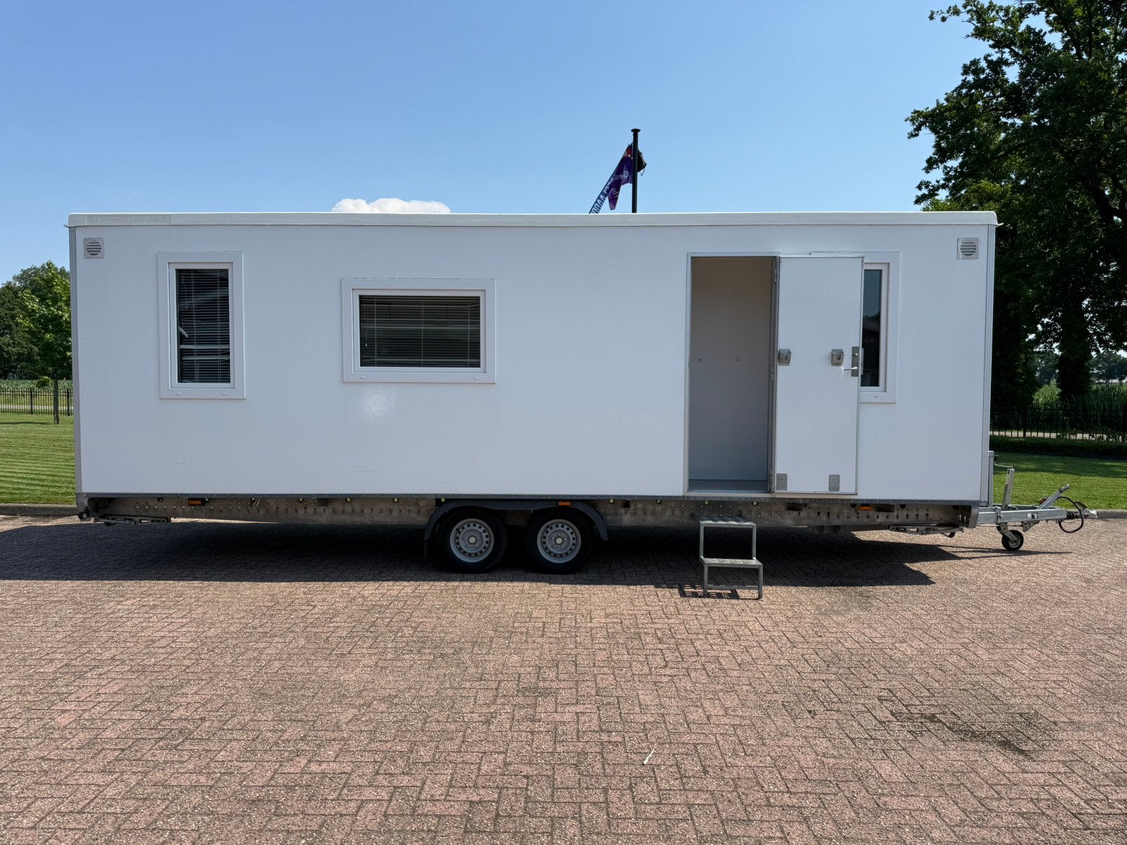 Mobiele Woonunit 4 persoons | 2019 | 2 slaapkamers !, Ophalen of Verzenden, Zo goed als nieuw
