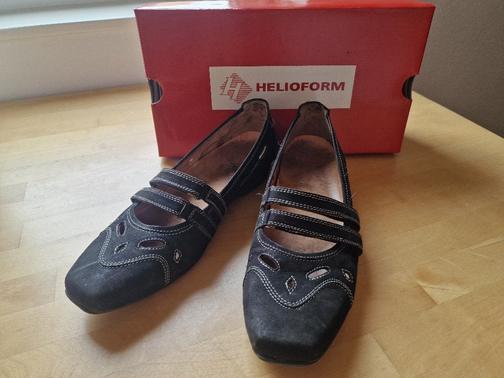 Schoen Helioform, Zwart, Gedragen, Sandalen of Muiltjes, Ophalen of Verzenden