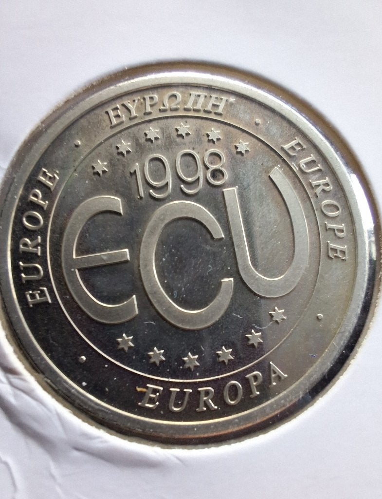 Europa ECU 1998 penning, (#15), Ophalen of Verzenden, Overige materialen, Nederland