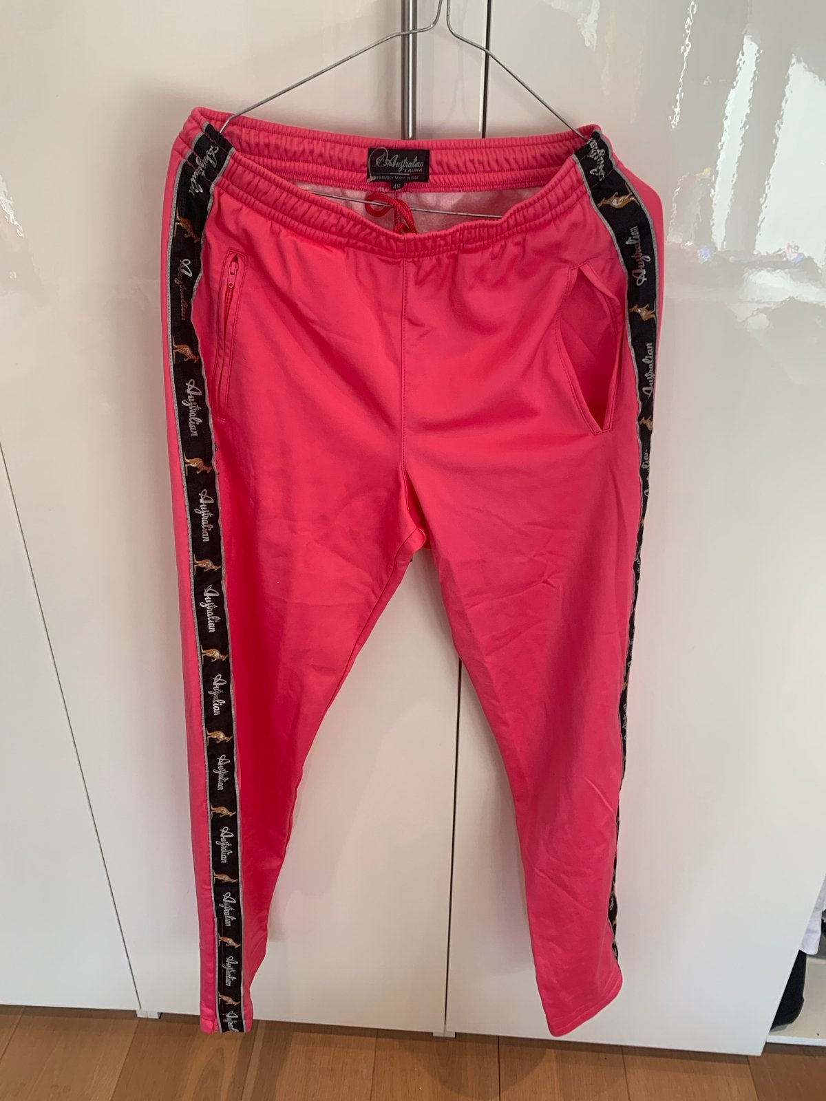Roze Australian trainingsbroek - Maat 48, Ophalen, Maat 46/48 (XL) of groter, Roze, Lang