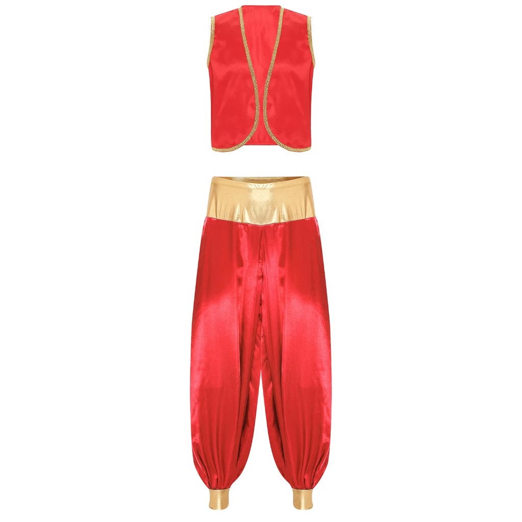Rood arabische prins kostuum, Verzenden, Nieuw, Overige maten, Kleding