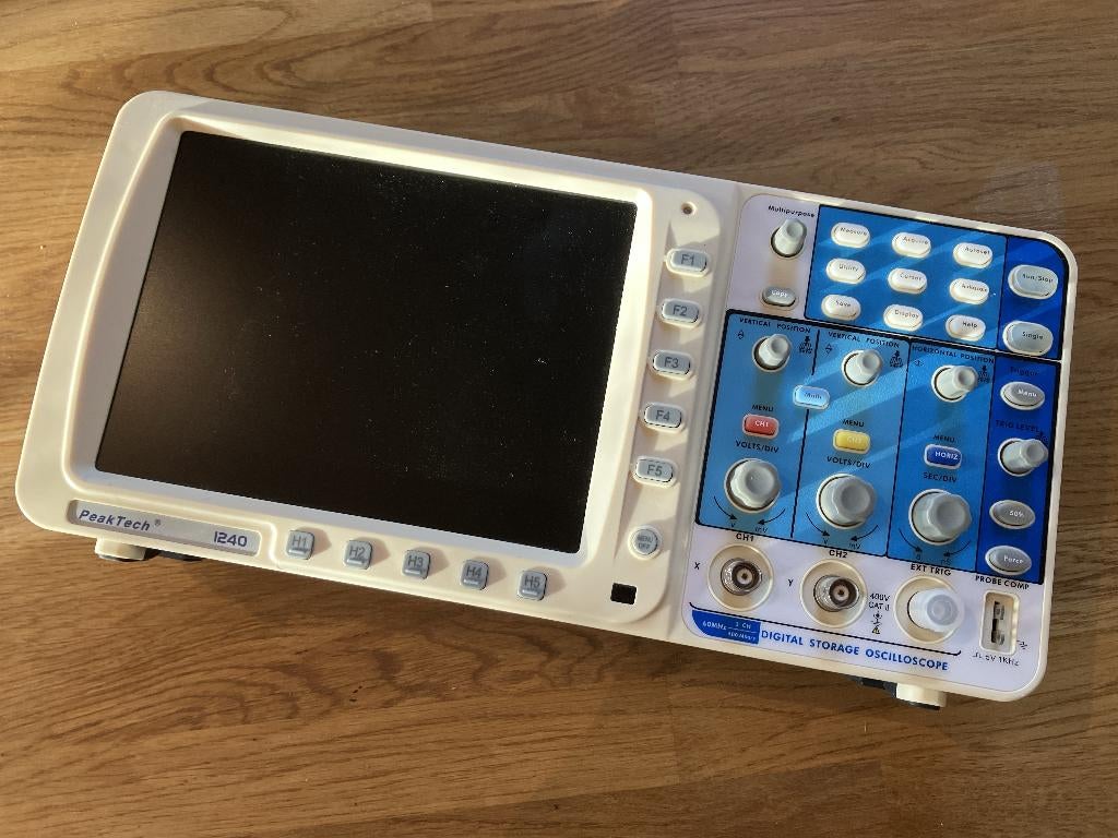 PeakTech 1240 Oscilloscoop / Oscilloscope, Ophalen of Verzenden, Gebruikt, Elektriciteit