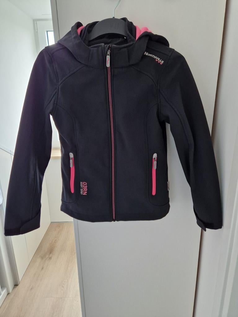 Zwarte Outdoorjas Northville maat 152 C&A, Meisje, Ophalen of Verzenden, Zo goed als nieuw, Northville