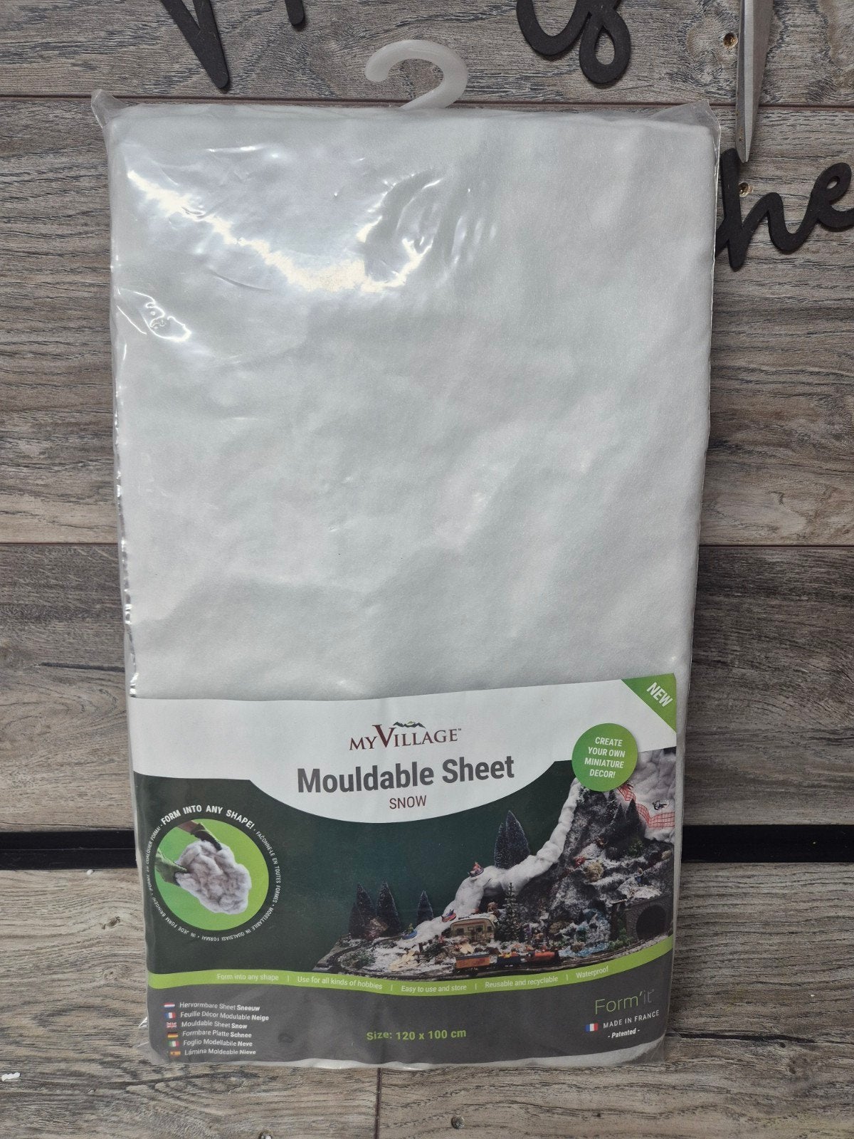 my Village snow mouldable sheet nieuw kerstdorp kersthuisjes, Diversen, Kerst, Ophalen of Verzenden, Nieuw