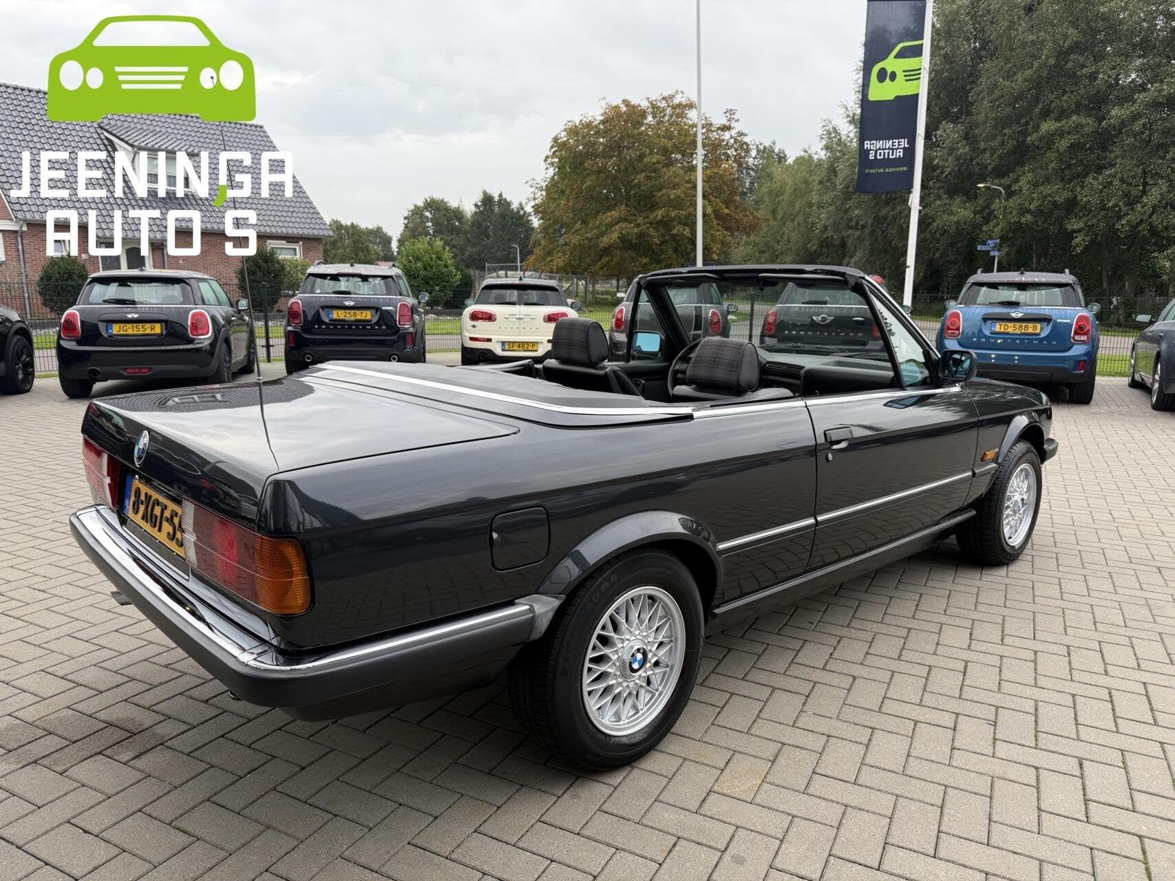 BMW 3-serie Cabrio 320i Baur TC|Airco|M-pakket|6cilinder, Automaat, Zwart, Cabriolet, 4 stoelen