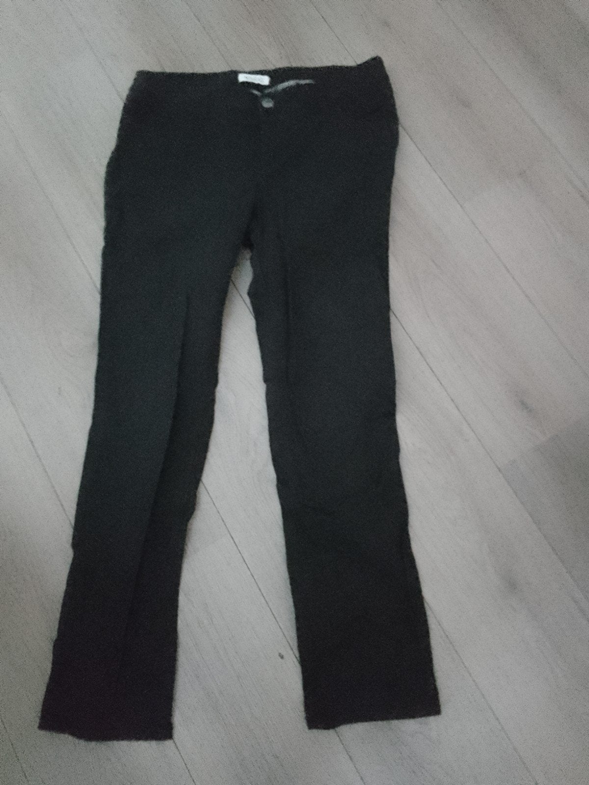 Zwarte broek met strass details, Ophalen, Zwart, Maat 42/44 (L), Onbekend