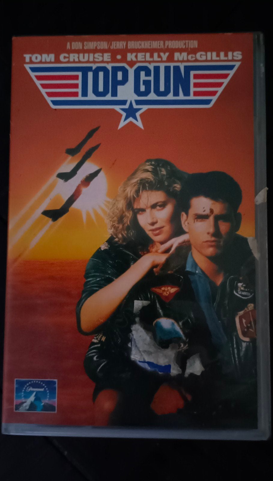 Topgun vhs video band film Lees adv, Alle leeftijden, Ophalen of Verzenden, Zo goed als nieuw