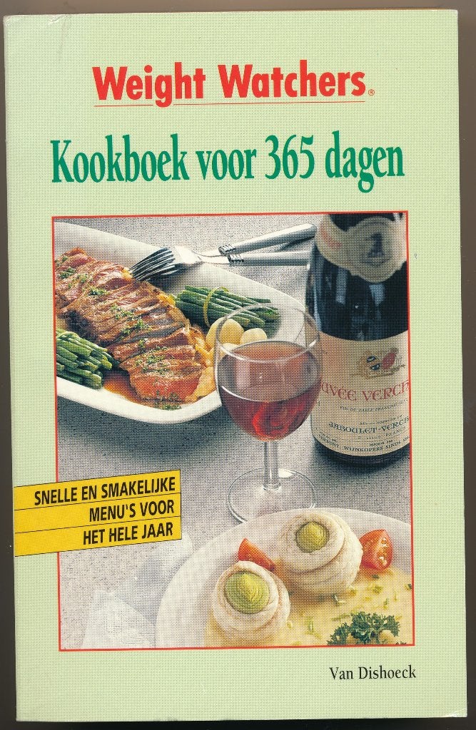 kookboek Weight Watchers, voor 365 dagen, NIEUW, 301 PAG., Hoofdgerechten, Van Dishoeck, Nieuw, Ophalen of Verzenden