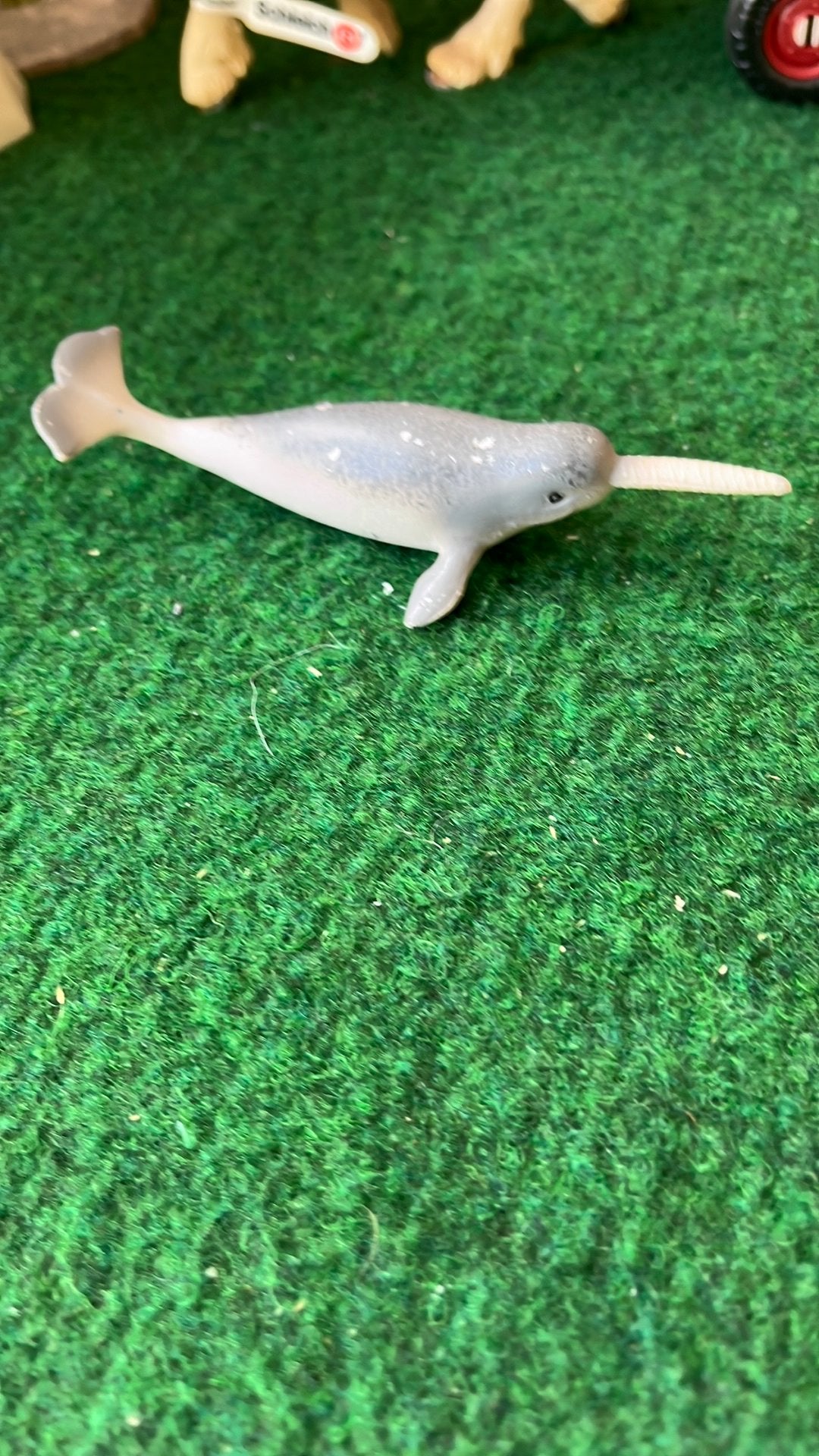 Schleich narwal, Ophalen of Verzenden, Zo goed als nieuw, Paard, Beeldje of Figuurtje
