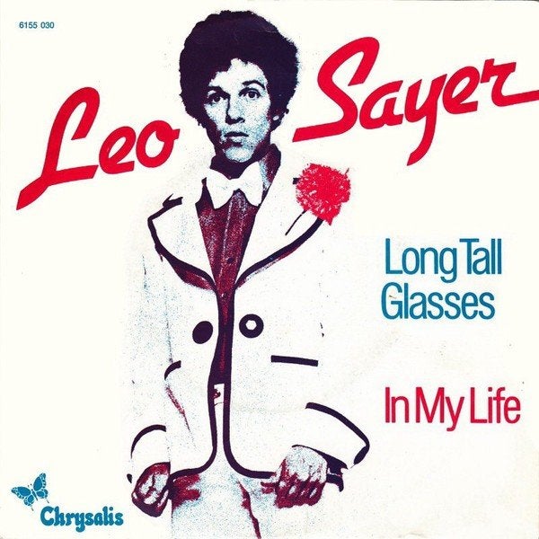 Leo Sayer – Long Tall Glasses / In My Life, Originele persing, 7 inch, Ophalen of Verzenden, Zo goed als nieuw