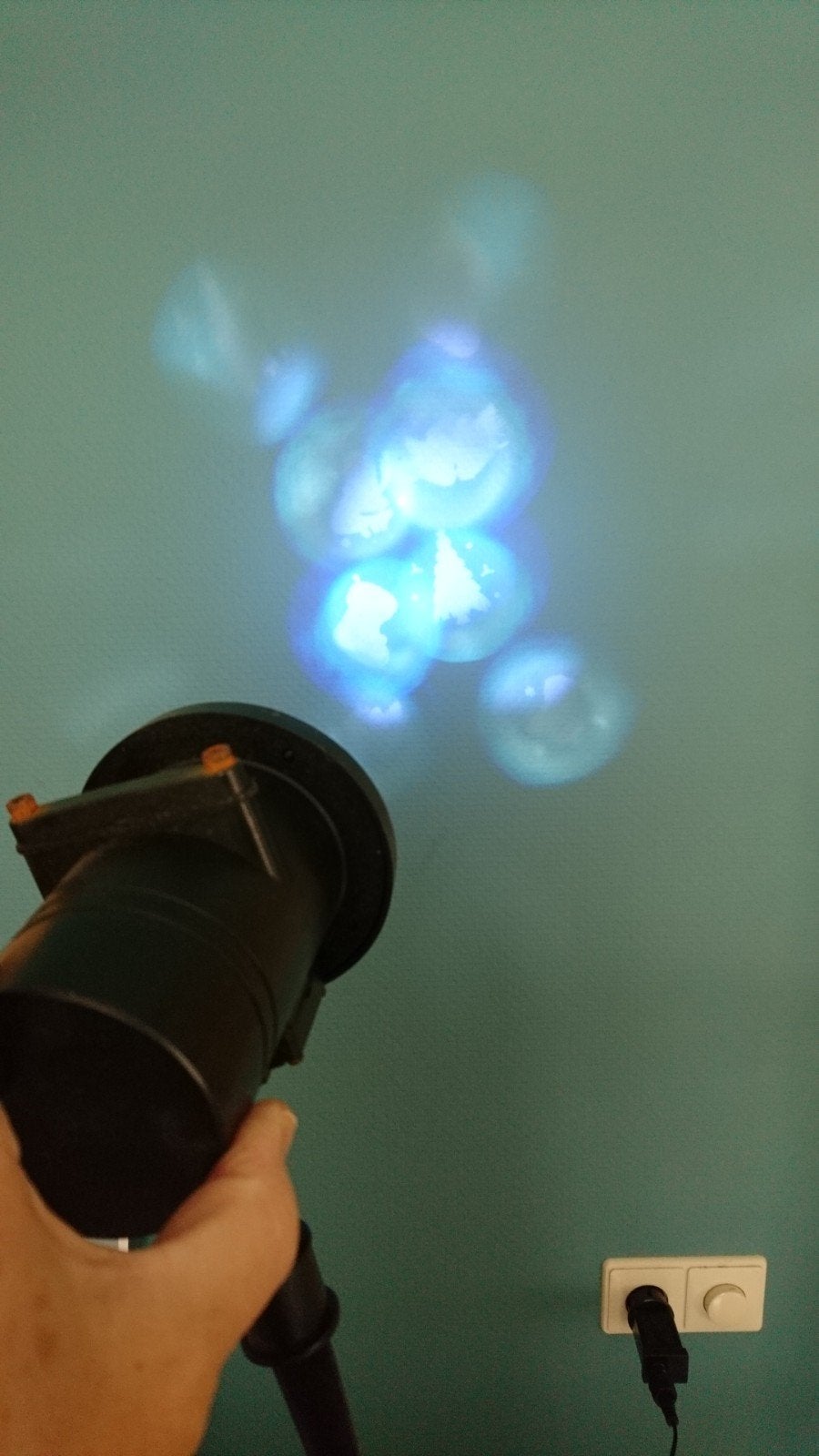 motion led laser christmas projector indoor outdoor, Ophalen of Verzenden, Zo goed als nieuw