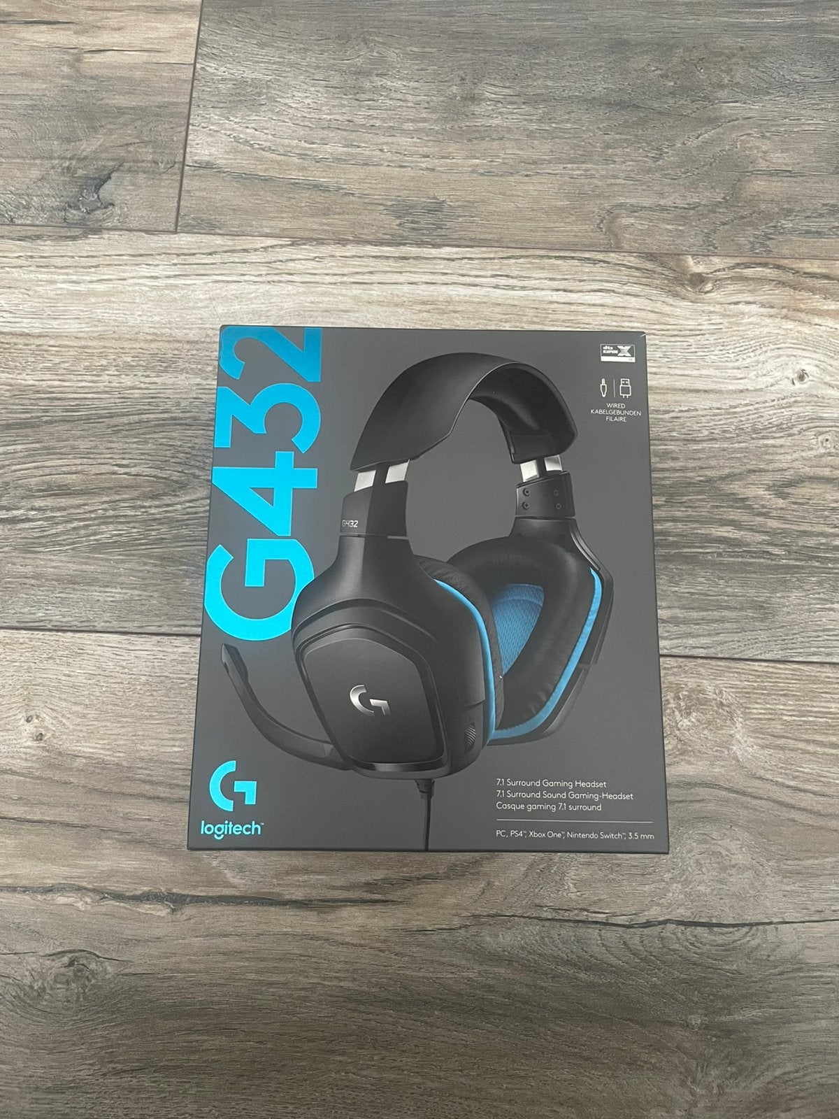 Logitech koptelefoon G432, Computers en Software, Headsets, Ophalen of Verzenden, Zo goed als nieuw, Over-ear, Gaming headset