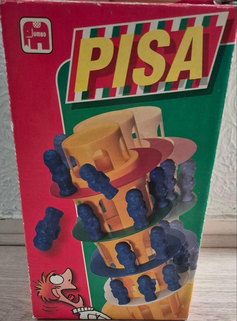 Jumbo Pisa Gezelschapsspel - Balans en Behendigheid, Hobby en Vrije tijd, Gezelschapsspellen | Overige, Ophalen of Verzenden, Zo goed als nieuw