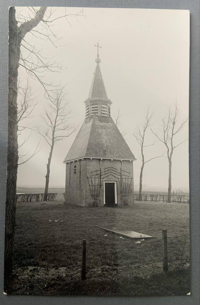 Kaart/ Foto kapel in Greonterp, Verzenden, 1940 tot 1960, Ongelopen, Friesland