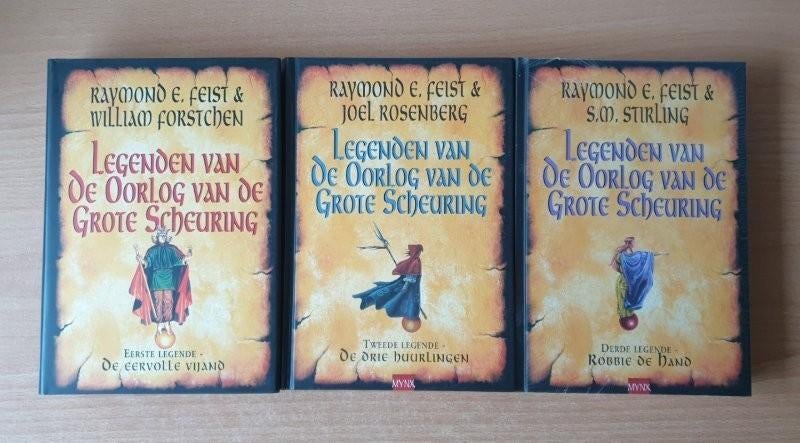 Raymond E. Feist - Legenden v/d Oorlog v/d Grote Scheuring, Boeken, Fantasy, Gelezen, Ophalen of Verzenden