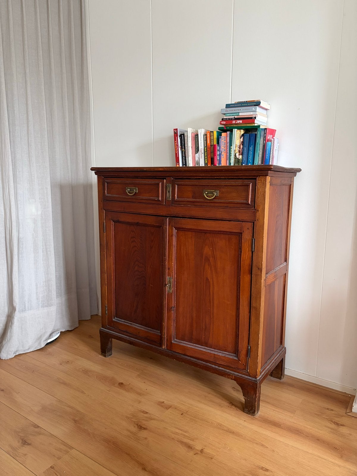 Antieke houten kast met lades en deuren, Antiek en Kunst, Ophalen