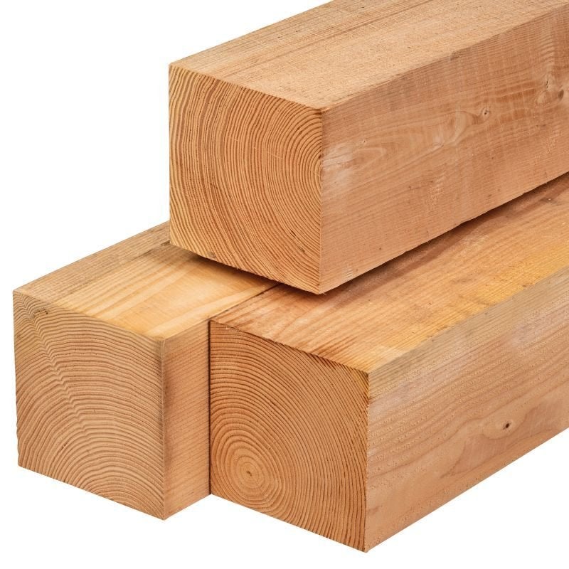 Douglas 200x200 | 150x150 | 120x120 | 100x100 Fijn bezaagd, Doe-het-zelf en Verbouw, Hout en Planken, Ophalen, Minder dan 25 mm