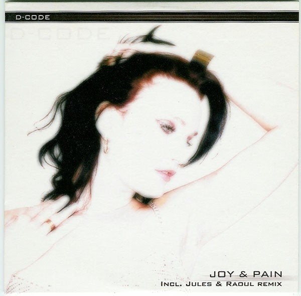 D-Code  – Joy & Pain  (5 Track CDSingle) Nieuw, Ophalen of Verzenden, Nieuw in verpakking, Pop