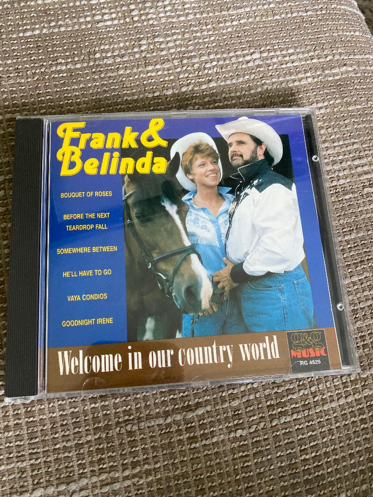 Frank & Belinda : Welcome In Our Country World ( cd ), Ophalen of Verzenden, Zo goed als nieuw