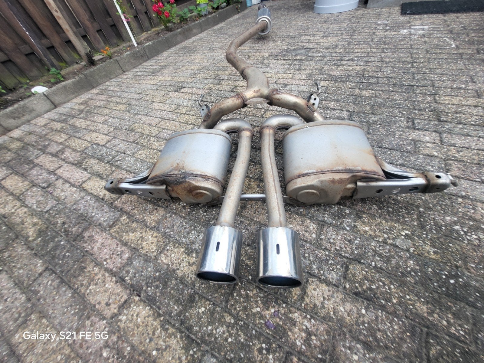 Uitlaatlijn van een Honda Civic 1.5 Turbo FK7 2017 jaar, Ophalen, Honda