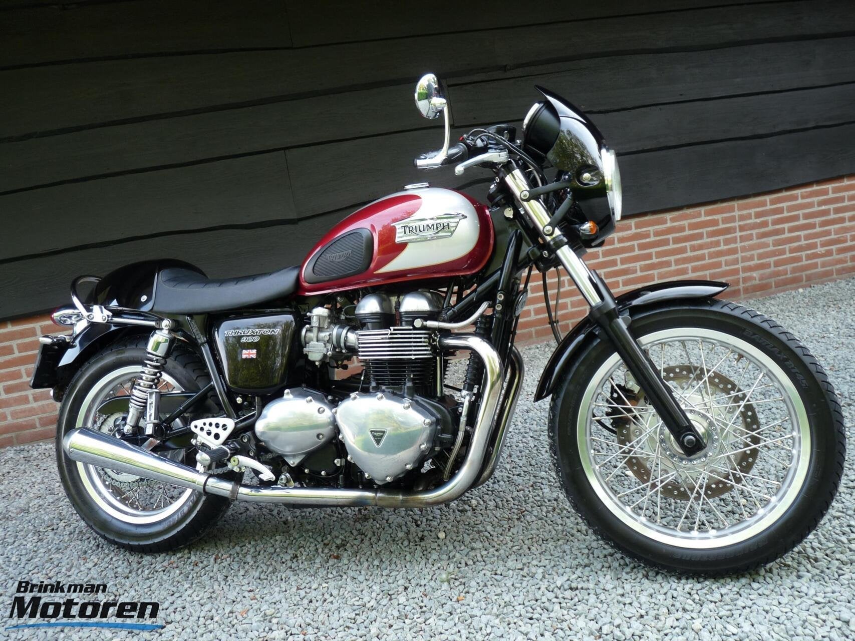 Keurige Thruxton 900 EFI, Motoren, Chopper, Meer dan 35 kW, 865 cc, Handgeschakeld