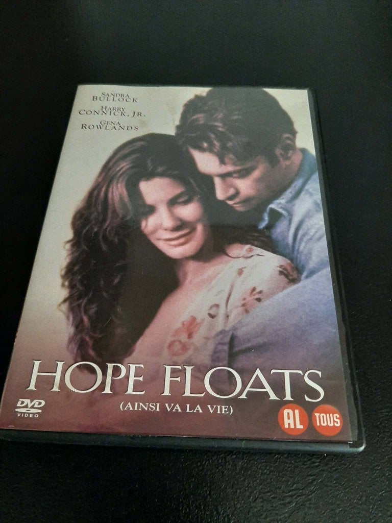 Hope floats, Sandra Bullock, Harry Connick jr, Mae Whitman!, Alle leeftijden, Ophalen of Verzenden, Gebruikt, Romantiek