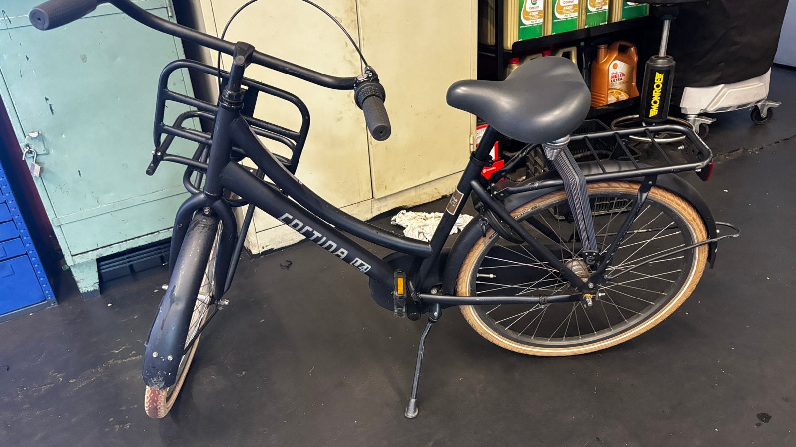 Cortina transport fiets, Ophalen, Gebruikt, Terugtraprem, 24 inch