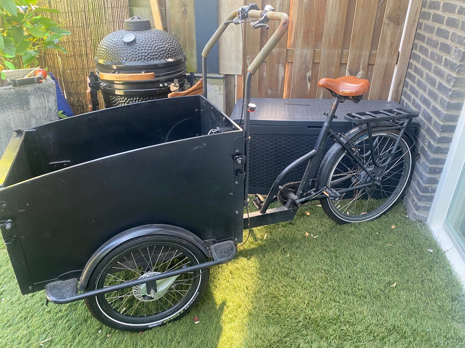 Electrische bakfiets, Fietsen en Brommers, Fietsen | Bakfietsen, Ophalen, Gebruikt, 2 kinderen, Overige merken