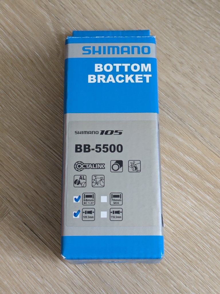 Shimano 105 Octalink bottom bracket BB-5500, Overige typen, Ophalen of Verzenden, Shimano, Racefiets