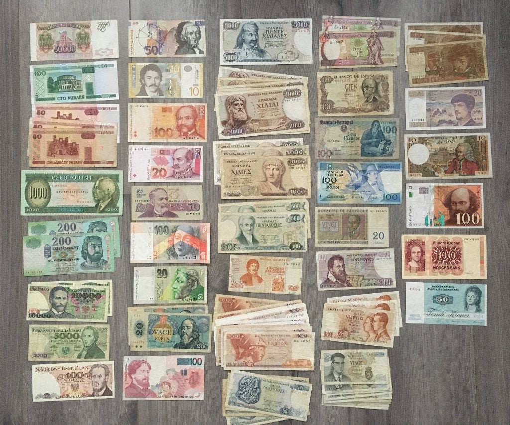 Bankbiljetten Europa, Ophalen of Verzenden, Setje