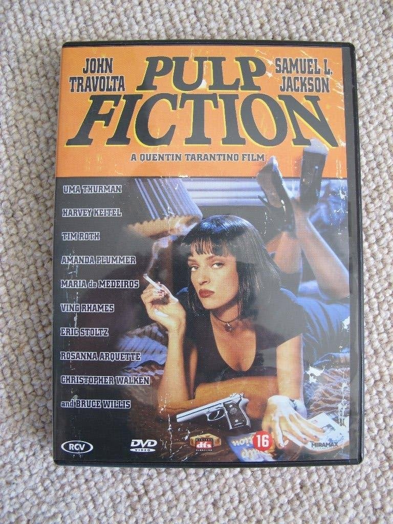 Pulp Fiction – DVD – Quentin Tarantino – cultklassieker, Engels, Vanaf 16 jaar, Nederlands, Actiethriller