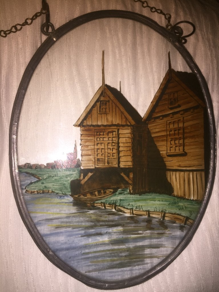 Glas in lood raamhanger, Ophalen of Verzenden
