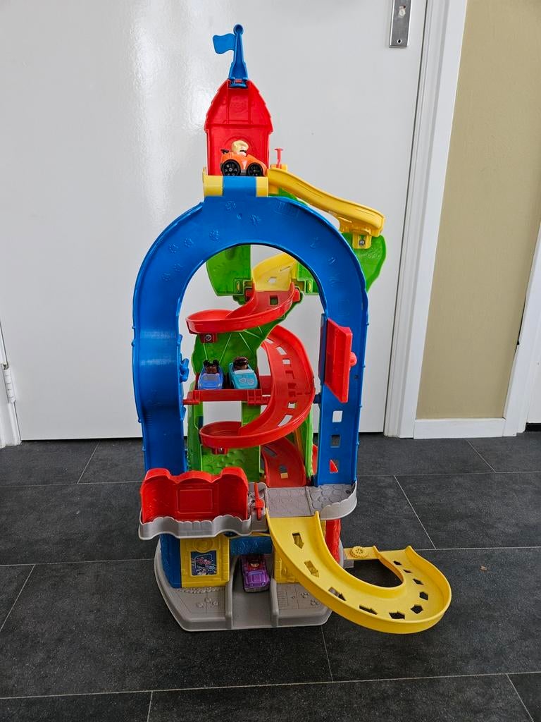 Fisher-Price garage met zit- en stastand, Ophalen, Gebruikt, Speelset