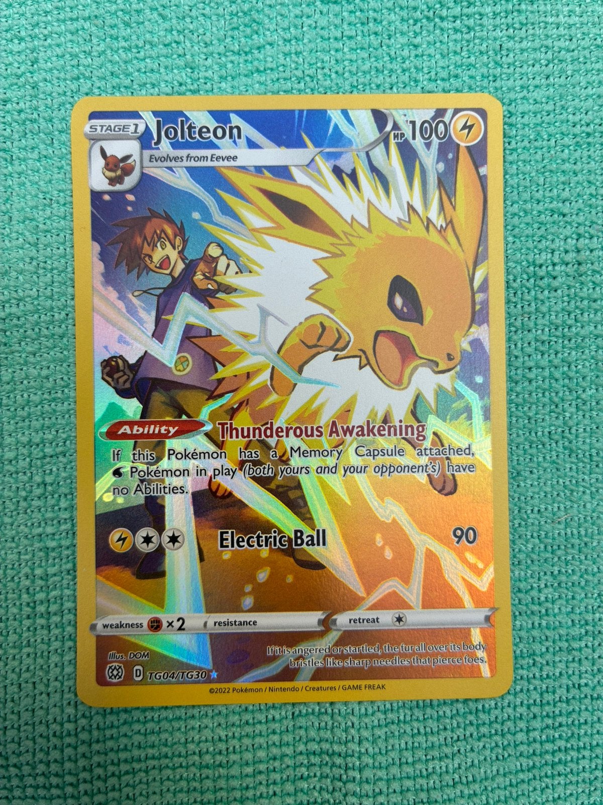 Jolteon TG04/TG30, Ophalen of Verzenden, Nieuw, Losse kaart