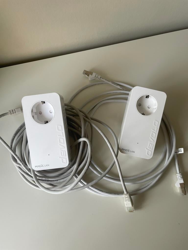 Devolo Magic 1 LAN Powerline Set (2 adapters+netwerkkabels), Computers en Software, WiFi-versterkers, Zo goed als nieuw, Ophalen