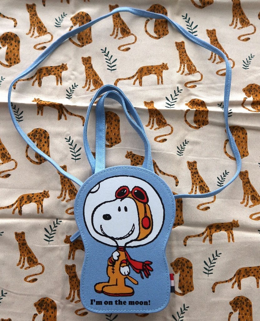 Snoopy Peanuts Astronaut Comics Cartoon Mini Schoudertasje, Verzenden, Snoopy, Nieuw, Kleding
