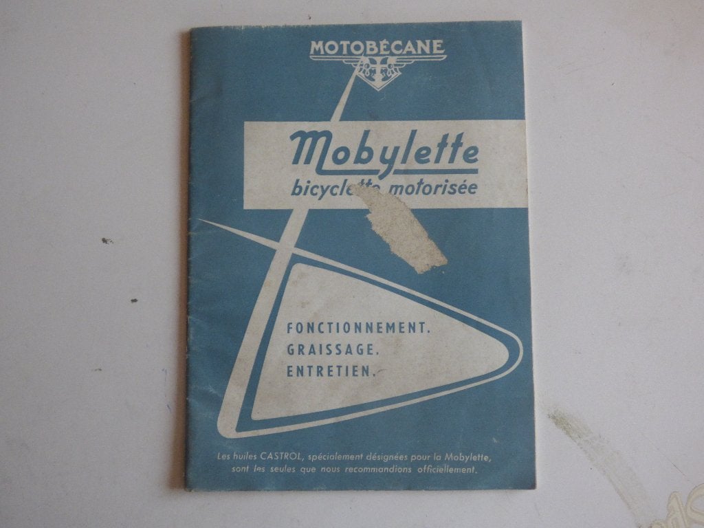 MOTOBECANE MOBYLETTE ONDERHOUDSBOEKJE, Ophalen of Verzenden, Gebruikt