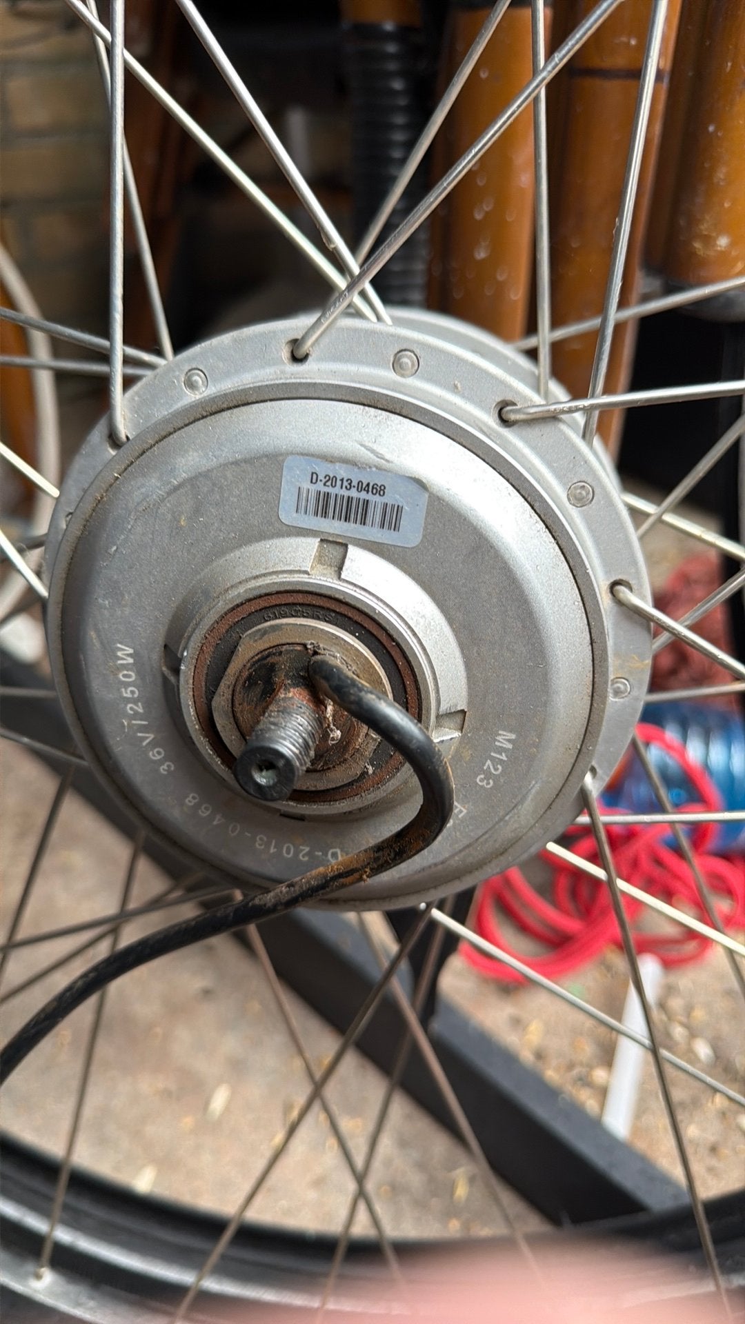 Ecomo 3 pin voorwielmotor, Ophalen of Verzenden, Zo goed als nieuw