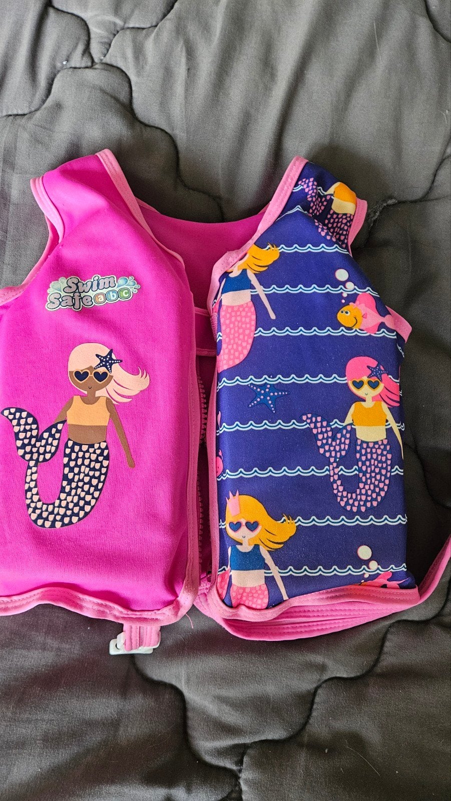 Roze zwemvestje met zeemeerminnenprint, Bestway, Gebruikt, Meisje, Ophalen of Verzenden