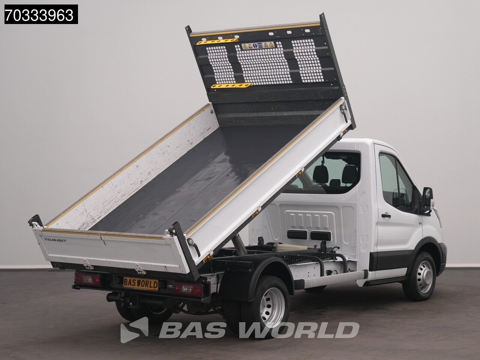 Ford Transit 165pk Kipper Dubbellucht 3,5t Trekhaak Airco Ca, Auto's, Stof, Euro 6, 4 cilinders, Wit