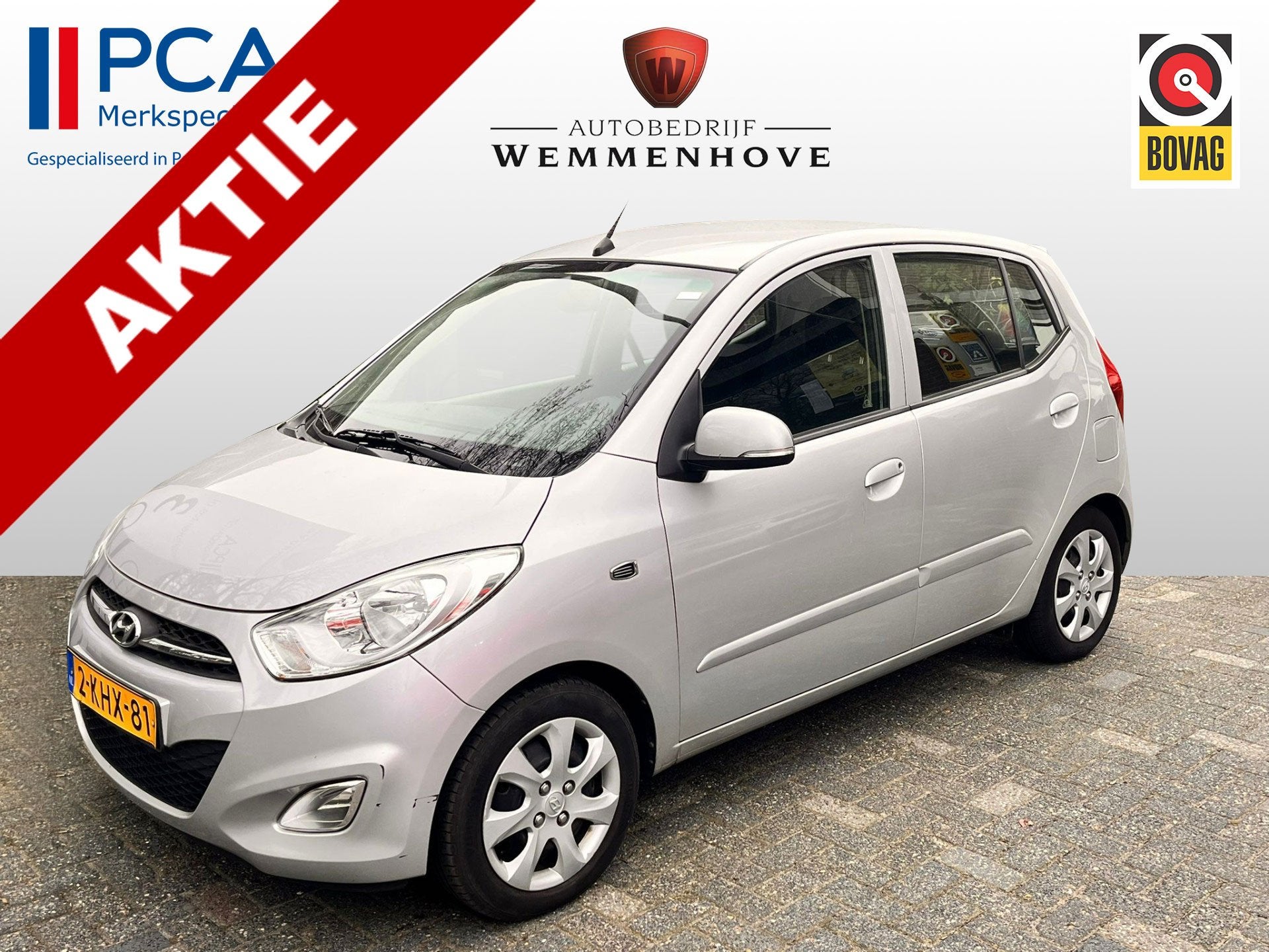 Hyundai i10 1.2 i-Motion Cool Airco/CV/El.ramen/Nieuwe APK, Voorwielaandrijving, Gebruikt, 31 €/maand, 4 cilinders