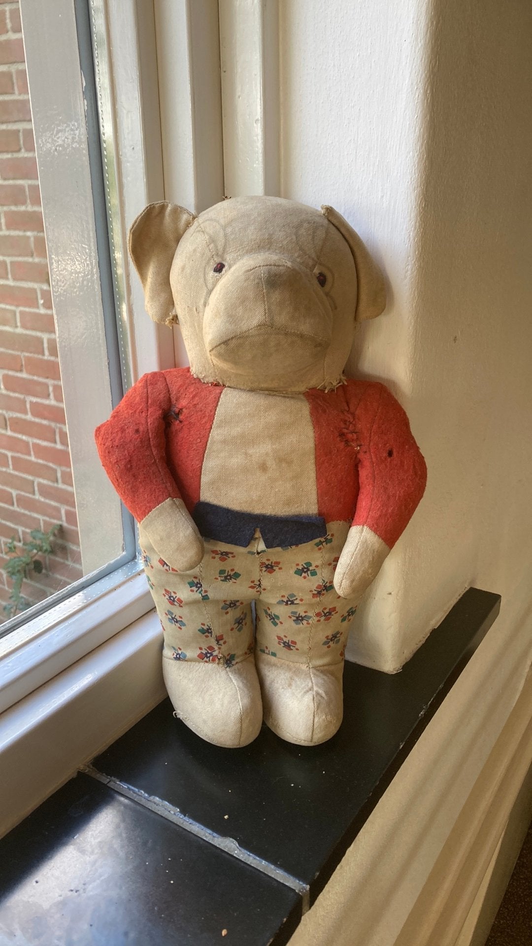 Antiek Beertje, Verzamelen, Beren en Cherished Teddies, Ophalen of Verzenden, Gebruikt, Stoffen beer, Overige merken