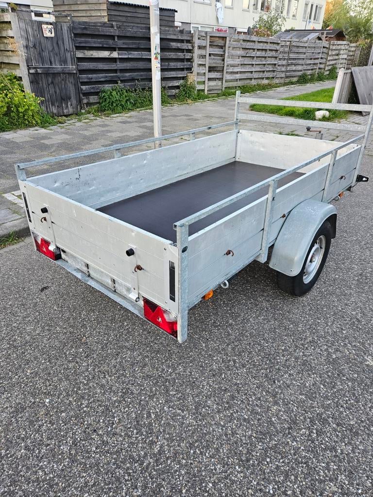 Robuste aluminium aanhanger 750kg. Met 1200kg as., Ophalen of Verzenden, Nieuw