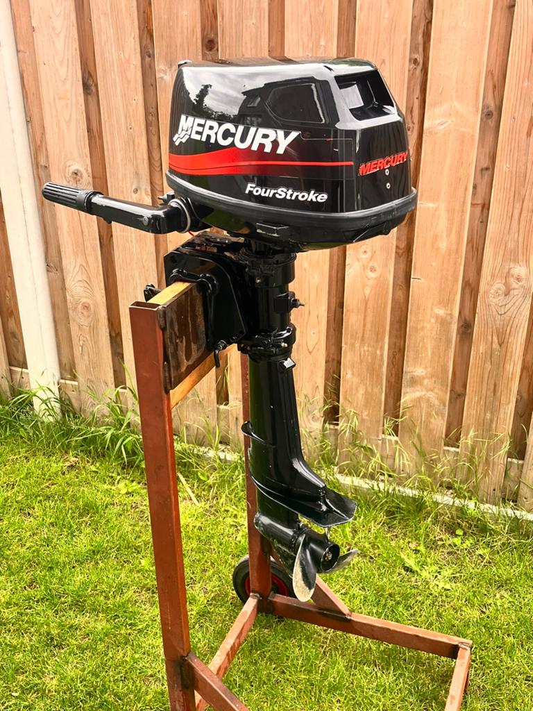 Te koop: mercury 6 pk 4 takt / Selva 9.9 sail 4 takt 2013, Watersport en Boten, Buiten- en Binnenboordmotoren, Ophalen, 5 tot 10 pk