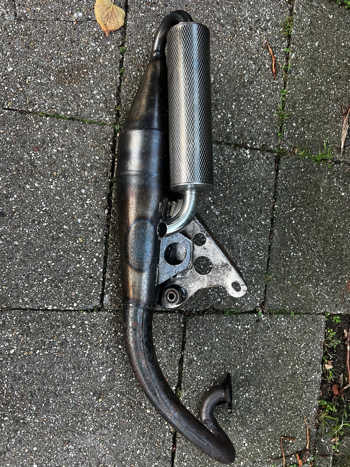 Gianelli terugloop uitlaat Minarelli Horizontaal, Ophalen of Verzenden, Zo goed als nieuw, Uitlaat