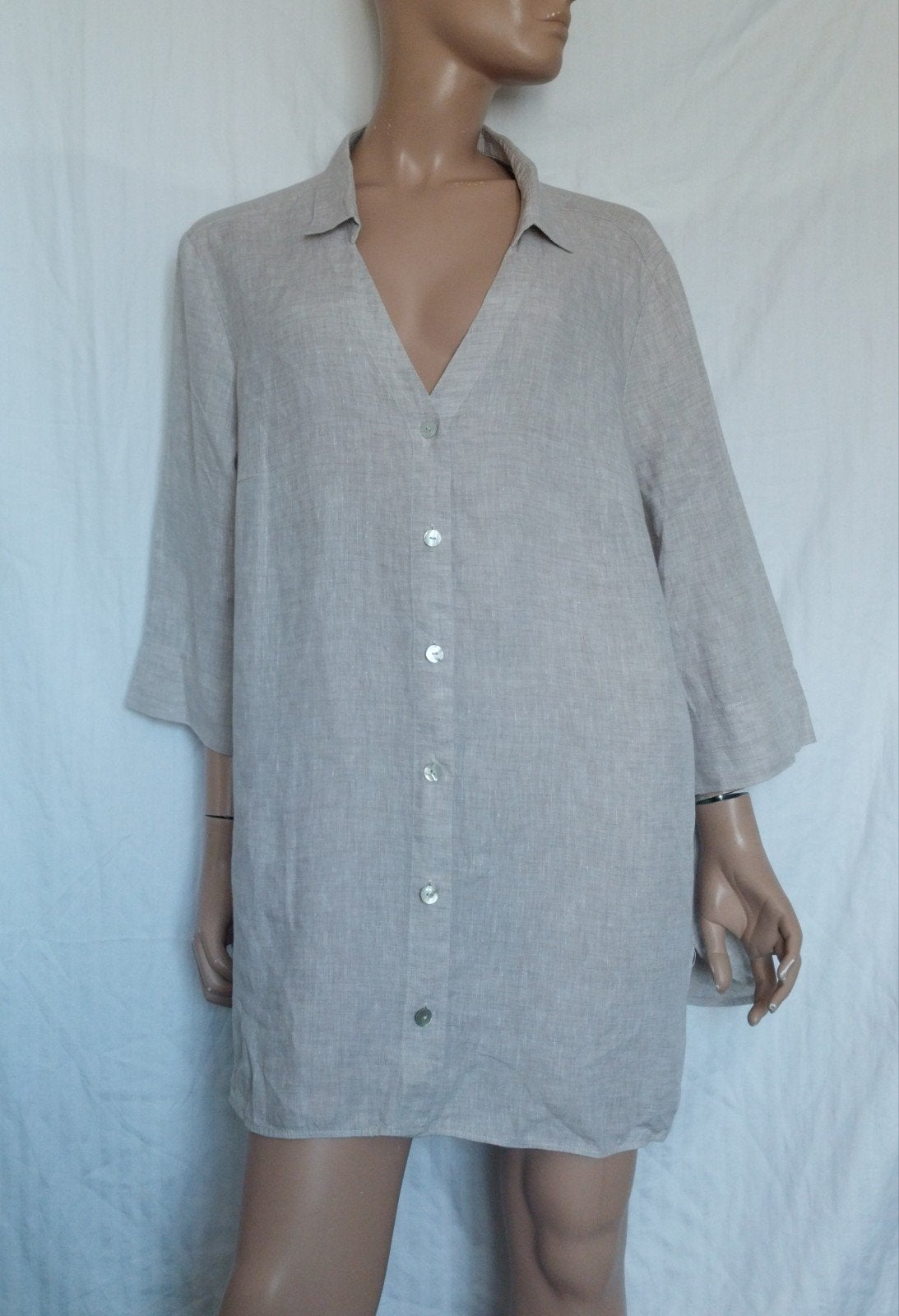 CHRISTIAN BERG LINNEN Blouse, Maat 46, Ophalen of Verzenden, Zo goed als nieuw, Maat 46/48 (XL) of groter, Overige kleuren